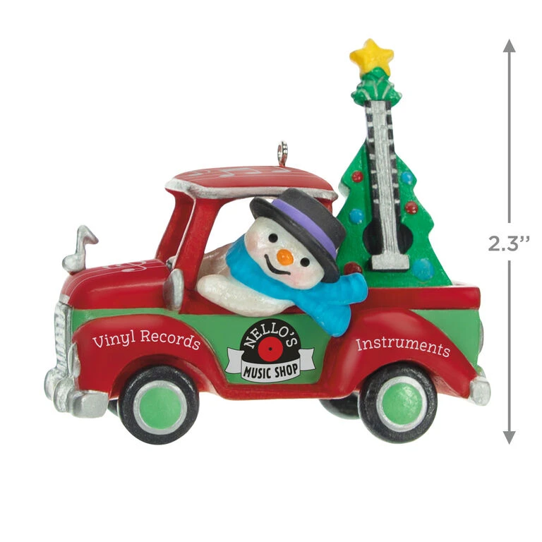 Holiday Parade Nello's Music Shop Truck 2023 Ornament Hallmark Holiday Parade Nello's Music Shop Truck 2023 Ornament -Hallmark Shop Nellos Music Shop Truck Keepsake Ornament 1799QXR8079 03