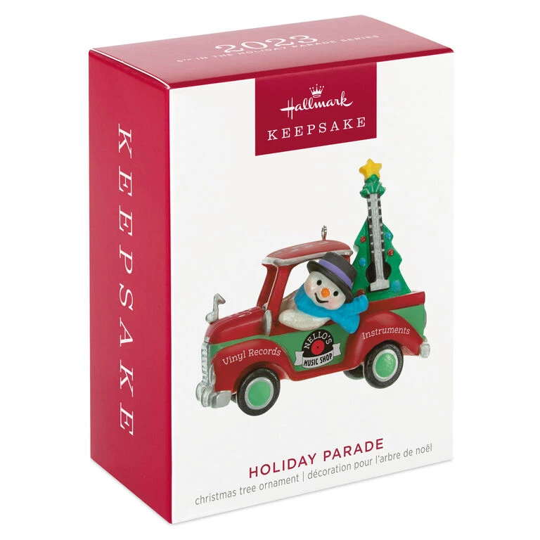 Holiday Parade Nello's Music Shop Truck 2023 Ornament Hallmark Holiday Parade Nello's Music Shop Truck 2023 Ornament -Hallmark Shop Nellos Music Shop Truck Keepsake Ornament 1799QXR8079 04