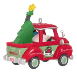 Hallmark Holiday Parade Nello's Music Shop Truck 2023 Ornament 5 Hallmark Holiday Parade Nello's Music Shop Truck 2023 Ornament -Hallmark Shop Nellos Music Shop Truck Keepsake Ornament 1799QXR8079 06