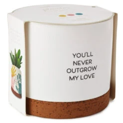 Hallmark Never Outgrow My Love Planter Handprint Kit -Hallmark Shop Never Outgrow My Love Planter With Paints 1BBY4851 03