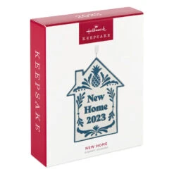 Hallmark New Home 2023 Porcelain Ornament -Hallmark Shop New Home Blue and White House Keepsake Ornament 1799QHX3039 04