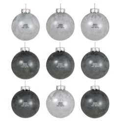 Hallmark Disney Tim Burton's The Nightmare Before Christmas Halloween Town Glass Ornaments, Set Of 9 -Hallmark Shop Nightmare Before Christmas Glass Ball Keepsake Ornaments 2999QSB6289 06
