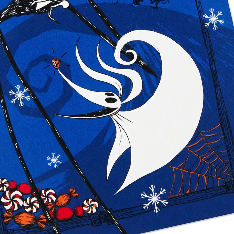 Disney Tim Burton's The Nightmare Before Christmas Hauntingly Happy Boxed Cards, Pack of 16 Hallmark Disney Tim Burton's The Nightmare Before Christmas Hauntingly Happy Boxed Cards, Pack Of 16 -Hallmark Shop Nightmare Before Christmas Holiday Boxed Cards 5STZ1165 05