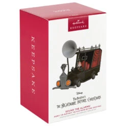 Hallmark Disney Tim Burton's The Nightmare Before Christmas Sound The Alarms! Ornament With Sound 3 Hallmark Disney Tim Burton's The Nightmare Before Christmas Sound The Alarms! Ornament With Sound -Hallmark Shop Nightmare Before Christmas Mayors Car Keepsake Ornament 2699QXD6649 04