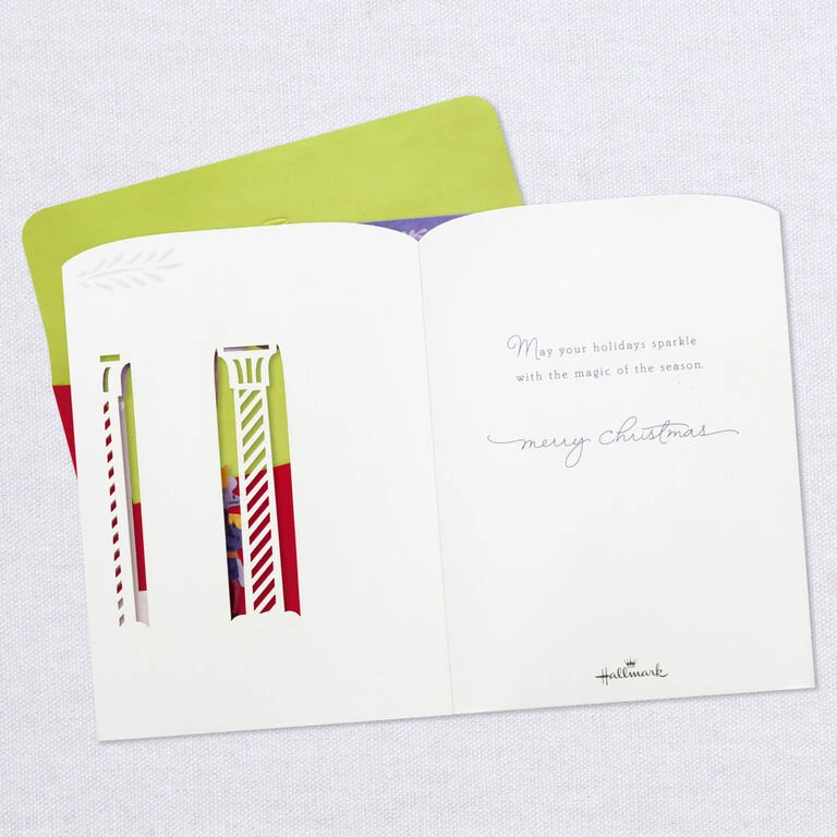 Nutcracker Musical 3D Pop-Up Christmas Card With Light Hallmark Nutcracker Musical 3D Pop-Up Christmas Card With Light -Hallmark Shop Nutcracker Shadow Box 3D PopUp Music Light Christmas Card 1099XOD4041 05