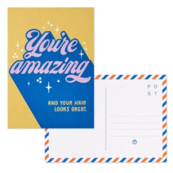 Hallmark Keep It Sunny Postcards, Book Of 10 -Hallmark Shop Orange and Blue Keep It Sunny Postcards 1SOM3857 03