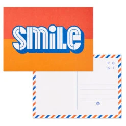 Hallmark Keep It Sunny Postcards, Book Of 10 -Hallmark Shop Orange and Blue Keep It Sunny Postcards 1SOM3857 07