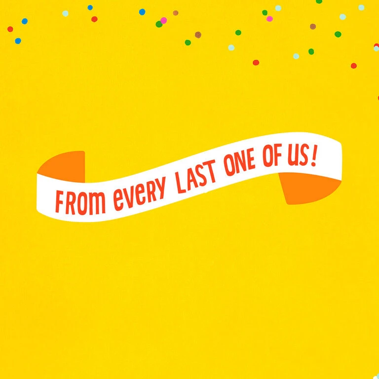 16" Party Cats and Dogs Jumbo Birthday Card From All Hallmark 16" Party Cats And Dogs Jumbo Birthday Card From All -Hallmark Shop Party Cats Dogs Birthday Card From Us 1299CBG3004 02