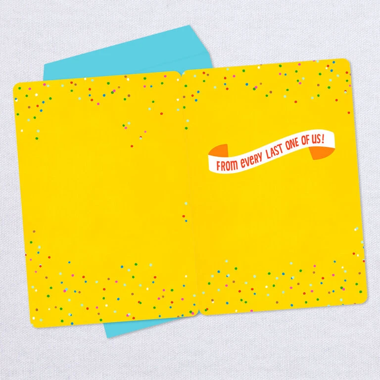 16" Party Cats and Dogs Jumbo Birthday Card From All Hallmark 16" Party Cats And Dogs Jumbo Birthday Card From All -Hallmark Shop Party Cats Dogs Birthday Card From Us 1299CBG3004 03