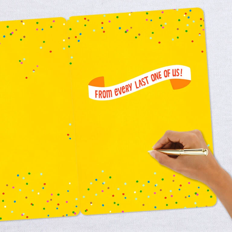 16" Party Cats and Dogs Jumbo Birthday Card From All Hallmark 16" Party Cats And Dogs Jumbo Birthday Card From All -Hallmark Shop Party Cats Dogs Birthday Card From Us 1299CBG3004 06