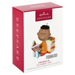 Hallmark The Peanuts® Gang Franklin Ornament 3 Hallmark The Peanuts® Gang Franklin Ornament -Hallmark Shop Peanuts Franklin Reading Comics Keepsake Ornament 1899QXE3289 04
