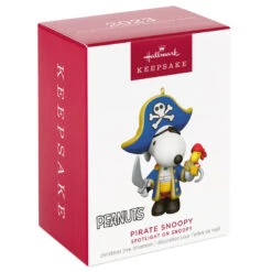 Hallmark Peanuts® Spotlight On Snoopy Pirate Snoopy Ornament -Hallmark Shop Peanuts Pirate Snoopy Keepsake Ornament 1699QXR8229 04