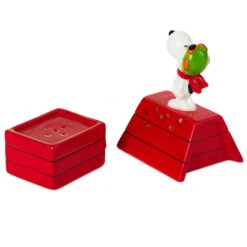 Hallmark Peanuts® Flying Ace Snoopy Stacked Salt And Pepper Shakers, Set Of 2 -Hallmark Shop Peanuts Snoopy Doghouse Salt and Pepper Shakers 1PAJ3529 03