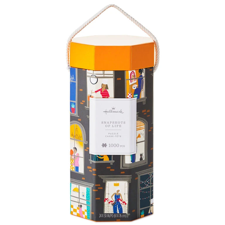 Snapshots of Life 1,000-Piece Jigsaw Puzzle Hallmark Snapshots Of Life 1,000-Piece Jigsaw Puzzle -Hallmark Shop People in Apartment Windows 1000 Piece Jigsaw Puzzle 1PUZ1425 01