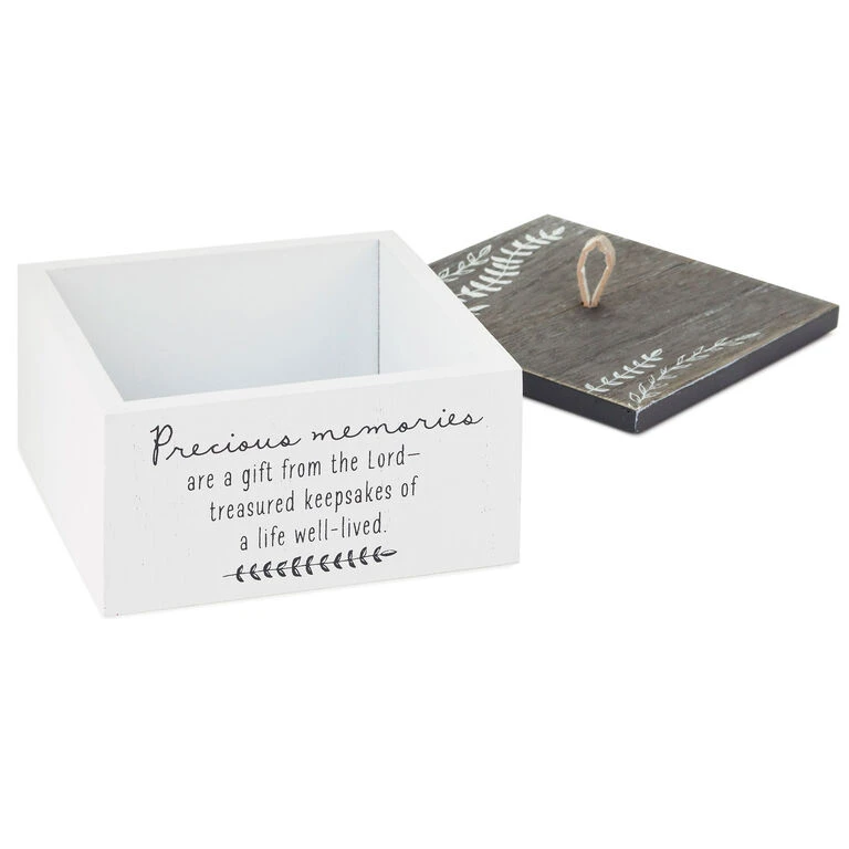 Precious Memories Are a Gift From the Lord Memory Box Hallmark Precious Memories Are A Gift From The Lord Memory Box -Hallmark Shop Precious Memories Religious Wood Memory