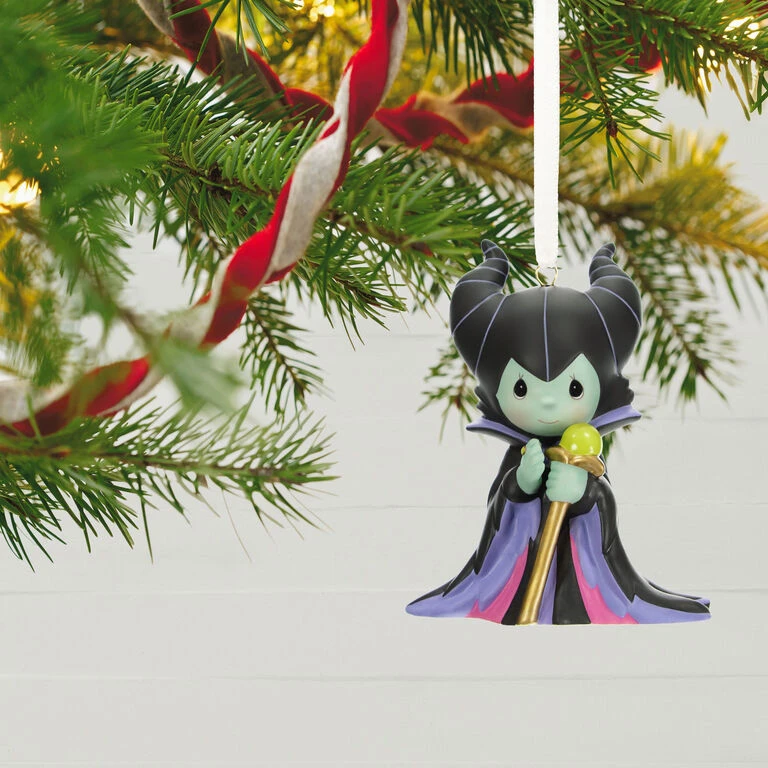 Disney Precious Moments Maleficent Porcelain Ornament Hallmark Disney Precious Moments Maleficent Porcelain Ornament -Hallmark Shop Precious Moments Maleficent Keepsake Ornament 2999QXE3279 02