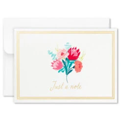 Hallmark Pretty Floral Assorted Blank Thank-You Notes, Box Of 24 -Hallmark Shop Pretty Floral Assorted Blank ThankYou Notes in Box 1499TYN2424 04