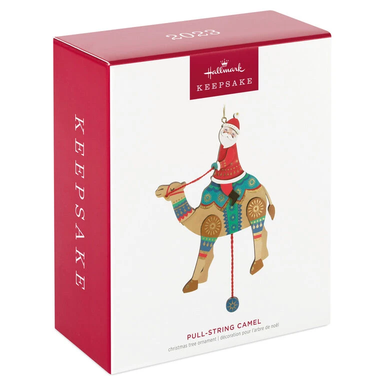 Pull-String Camel With Santa Wood Ornament Hallmark Pull-String Camel With Santa Wood Ornament -Hallmark Shop PullString Camel With Santa Keepsake Ornament 2499QGO2977 04
