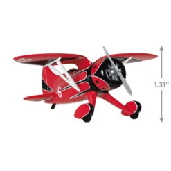 Hallmark Sky's The Limit Bulldog Racer Ornament 2 Hallmark Sky's The Limit Bulldog Racer Ornament -Hallmark Shop Red Black White Airplane Keepsake Ornament 1999QXR8169 03