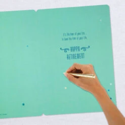 Hallmark 16" Retired And Admired Jumbo Retirement Card With Banner 5 Hallmark 16" Retired And Admired Jumbo Retirement Card With Banner -Hallmark Shop Retired Admired Retirement Card 1299CBG3022 06