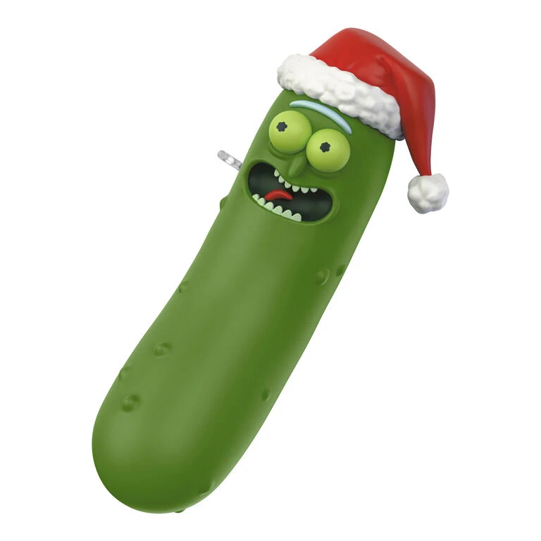 Rick and Morty Merry Rickmas! Ornament Hallmark Rick And Morty Merry Rickmas! Ornament -Hallmark Shop Rick and Morty Pickle Keepsake Ornament 1799QXI6087 01