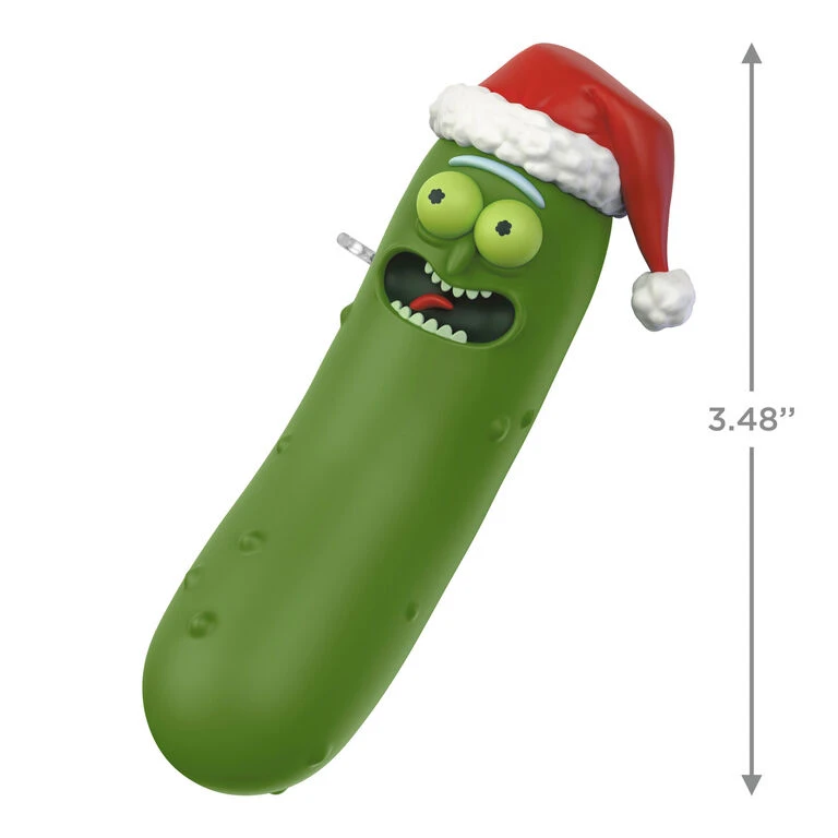 Rick and Morty Merry Rickmas! Ornament Hallmark Rick And Morty Merry Rickmas! Ornament -Hallmark Shop Rick and Morty Pickle Keepsake Ornament 1799QXI6087 03
