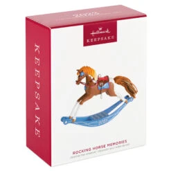 Hallmark Rocking Horse Memories 2023 Ornament 3 Hallmark Rocking Horse Memories 2023 Ornament -Hallmark Shop Rocking Horse Keepsake Ornament 1799QXR8089 04