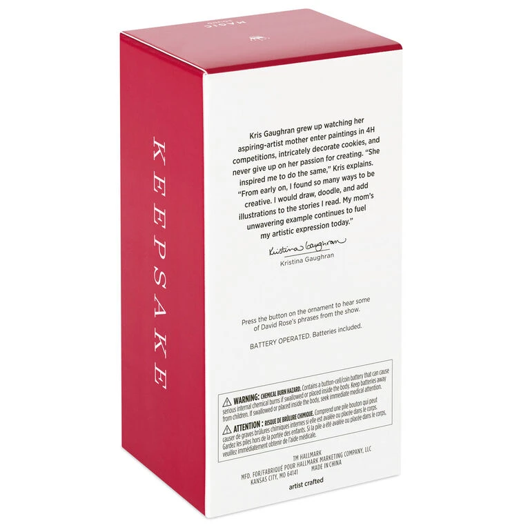 Schitt's Creek® David Rose Ornament Hallmark Schitt's Creek® David Rose Ornament -Hallmark Shop Schitts Creek David Rose Keepsake Ornament 2199QXI7466 05