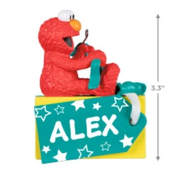 Hallmark Sesame Street® A Gift From Elmo Personalized Ornament -Hallmark Shop Sesame Street A Gift From Elmo Personalized Keepsake Ornament 2499QHE2111B1 03