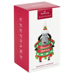 Hallmark Baaaaah Humbug! Ornament 3 Hallmark Baaaaah Humbug! Ornament -Hallmark Shop Sheep in Baaaaah Humbug Sweater Keepsake Ornament 1799QGO2849 04