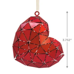 Signature Heart Metal Hallmark Ornament 2 Signature Heart Metal Hallmark Ornament -Hallmark Shop Signature Heart Metal Christmas Ornament 1HDL2172 03