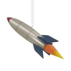 Signature Rocket Ship Hallmark Ornament -Hallmark Shop Signature Rocket Ship Christmas Ornament 1HDL2176 06