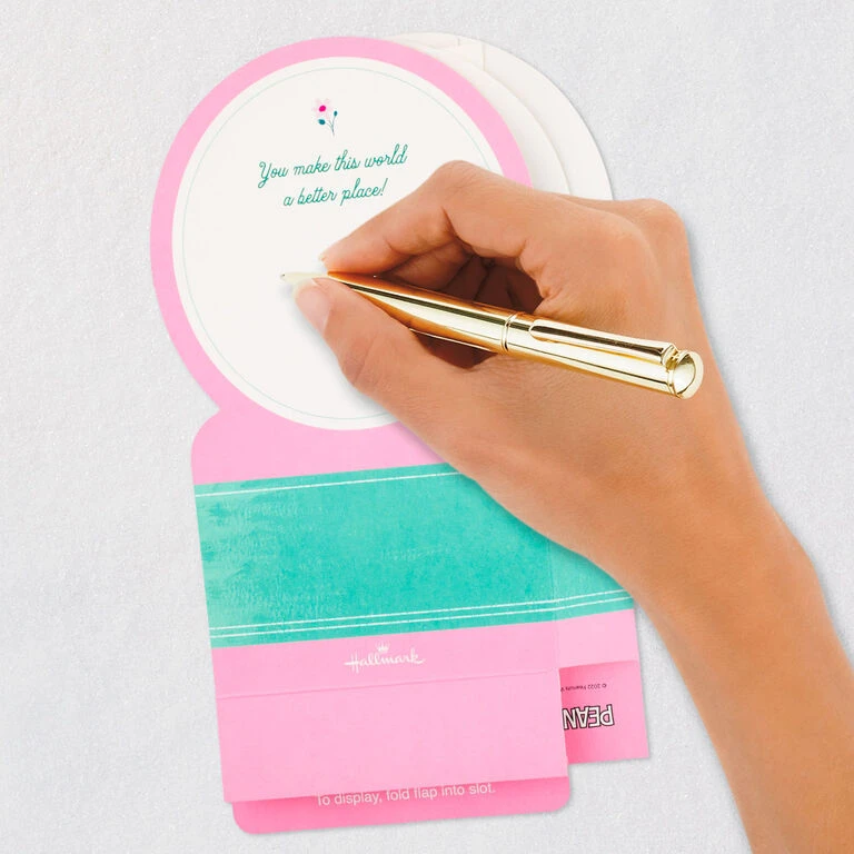 Peanuts® Snoopy Snow Globe 3D Pop-Up Mother's Day Card With Motion Hallmark Peanuts® Snoopy Snow Globe 3D Pop-Up Mother's Day Card With Motion -Hallmark Shop Snoopy 3D PopUp Mothers Day Card With Motion 1299MEJ8033 06