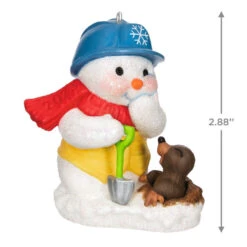 Hallmark Snow Buddies 2023 Ornament -Hallmark Shop Snowman and Gopher Keepsake Ornament 1799QXR8037 03
