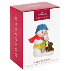Hallmark Snow Buddies 2023 Ornament -Hallmark Shop Snowman and Gopher Keepsake Ornament 1799QXR8037 04