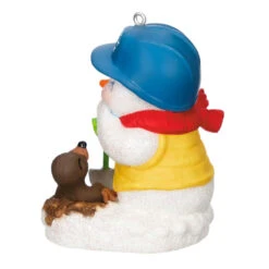 Hallmark Snow Buddies 2023 Ornament -Hallmark Shop Snowman and Gopher Keepsake Ornament 1799QXR8037 06