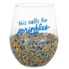 Hallmark Sprinkle Dip Wine Glass, 16 Oz.