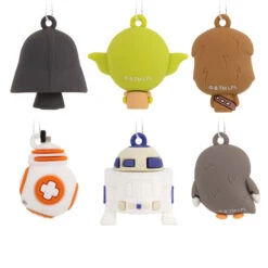 Mini Star Wars™ Shatterproof Hallmark Ornaments, Set Of 6 -Hallmark Shop Star Wars Characters Miniature Christmas Ornaments Set of 6 2HCM6129 06