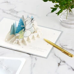 Hallmark Star Wars: The Mandalorian™ Grogu™ Warm Wishes 3D Pop-Up Holiday Card -Hallmark Shop Star Wars The Mandalorian Grogu 3D PopUp Holiday Card 1499XXH9985 08