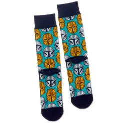 Hallmark Star Wars: The Mandalorian™ Helmet Novelty Crew Socks 2 Hallmark Star Wars: The Mandalorian™ Helmet Novelty Crew Socks -Hallmark Shop Star Wars The Mandalorian Helmet Novelty Crew Socks 1SHP2161 03