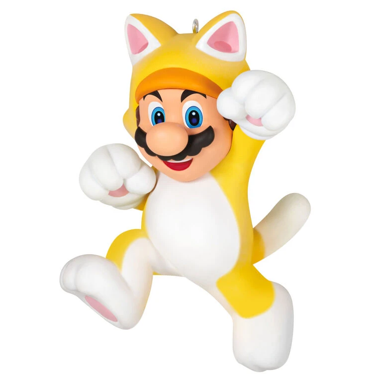 Nintendo Super Mario™ Powered Up With Mario Cat Ornament Hallmark Nintendo Super Mario™ Powered Up With Mario Cat Ornament -Hallmark Shop Super Mario Cat Keepsake Ornament 1899QXR8199 01
