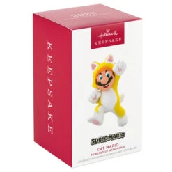 Hallmark Nintendo Super Mario™ Powered Up With Mario Cat Ornament 3 Hallmark Nintendo Super Mario™ Powered Up With Mario Cat Ornament -Hallmark Shop Super Mario Cat Keepsake Ornament 1899QXR8199 04