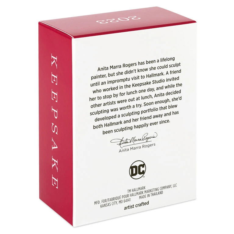 DC™ 85th Anniversary Superman™ Ornament Hallmark DC™ 85th Anniversary Superman™ Ornament -Hallmark Shop Superman Comic Book Keepsake Ornament 1999QXI6109 05