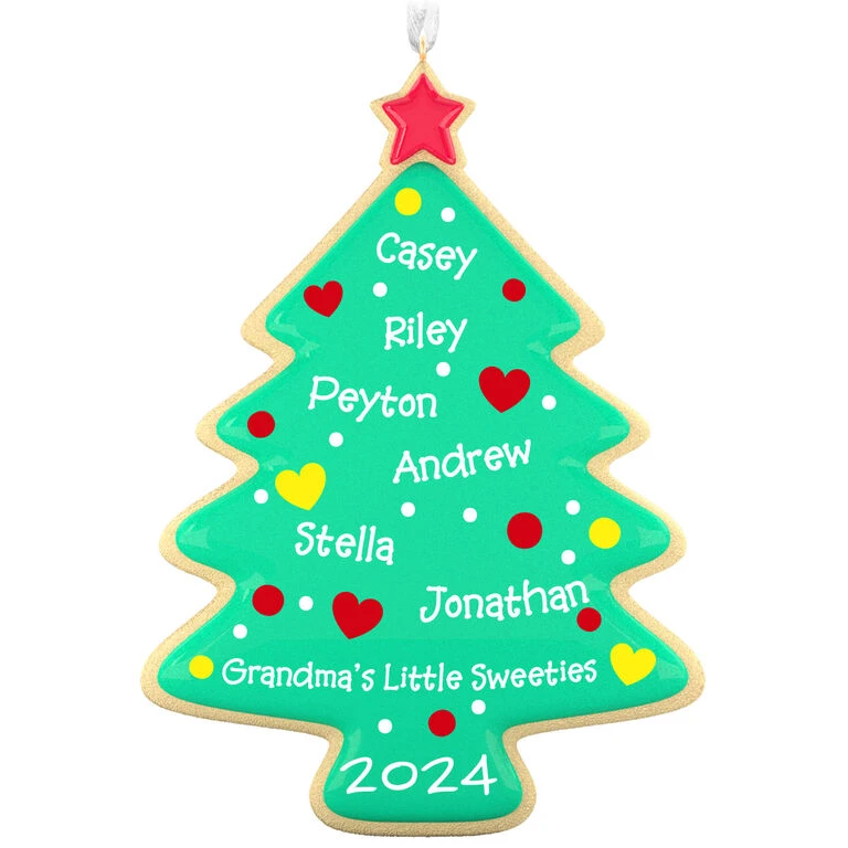 Sweet Memories Cookie Tree Personalized Ornament Hallmark Sweet Memories Cookie Tree Personalized Ornament -Hallmark Shop Sweet Memories Cookie Tree Personalized Keepsake Ornament 2499QHE2005B1 01