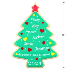 Hallmark Sweet Memories Cookie Tree Personalized Ornament 2 Hallmark Sweet Memories Cookie Tree Personalized Ornament -Hallmark Shop Sweet Memories Cookie Tree Personalized Keepsake Ornament 2499QHE2005B1 03