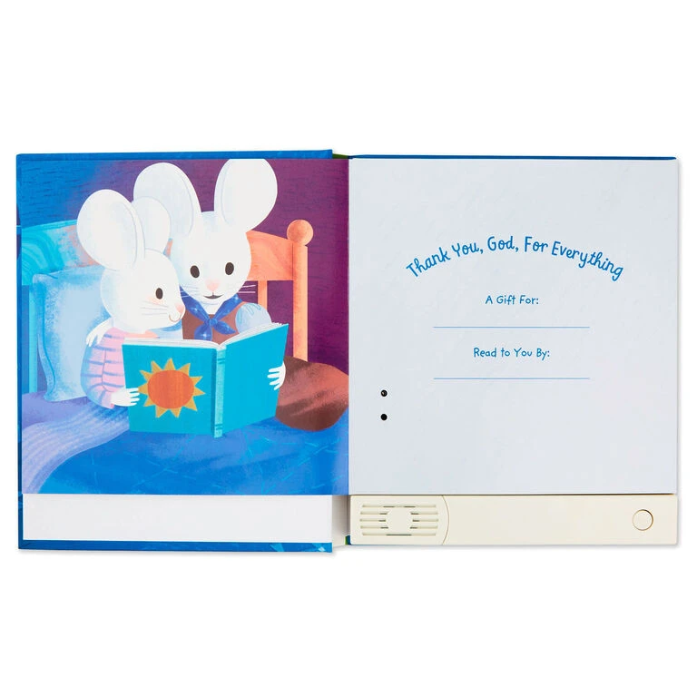 Thank You, God, for Everything: A Bedtime Prayer Recordable Storybook Hallmark Thank You, God, For Everything: A Bedtime Prayer Recordable Storybook -Hallmark Shop Thank You God Bedtime Prayer Recordable Storybook 1KOB1235 03