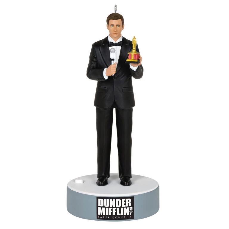 The Office Dundie Winner! Ornament With Sound Hallmark The Office Dundie Winner! Ornament With Sound -Hallmark Shop The Office Michael Scott Keepsake Ornament 2199QXI7583 01