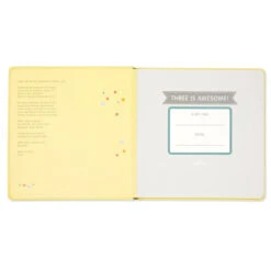 Hallmark Three Is Awesome! Birthday Book -Hallmark Shop Three Is Awesome Birthday Book 1BOK1518 03