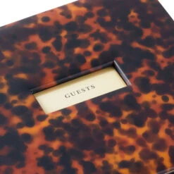 Hallmark Tortoiseshell Guest Book -Hallmark Shop Tortoiseshell Print Guest Book 1EDY3147 04