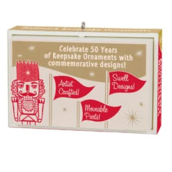 Hallmark Nifty Fifties Keepsake Ornaments Special Edition Ornament -Hallmark Shop Vintage Box of Nutcrackers Keepsake Ornament 2099QGO2819 06